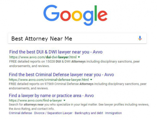 Avvo and Google: Not Quite an Axis of Evil, but…